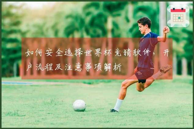 如何安全选择世界杯竞猜软件，开户流程及注意事项解析
