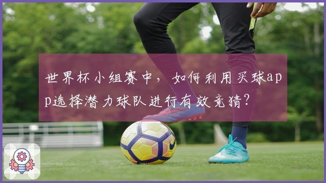 世界杯小组赛中，如何利用买球app选择潜力球队进行有效竞猜？